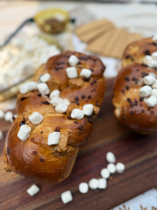 Campfire S'mores Challah