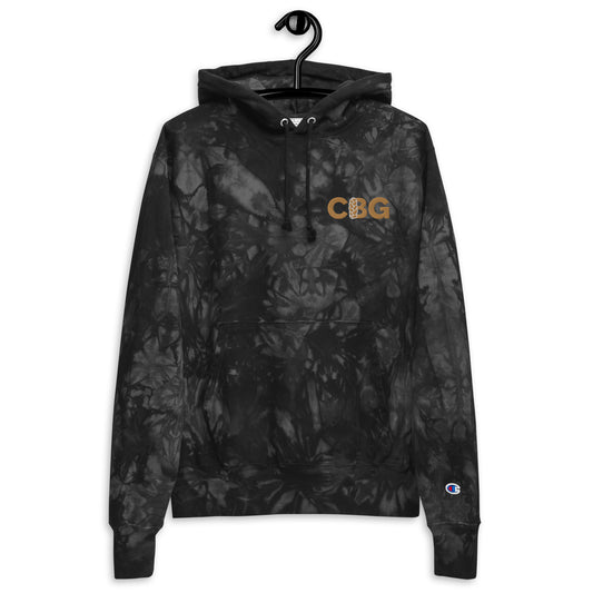 Embroidered CBG Tie-Dye Hoodie