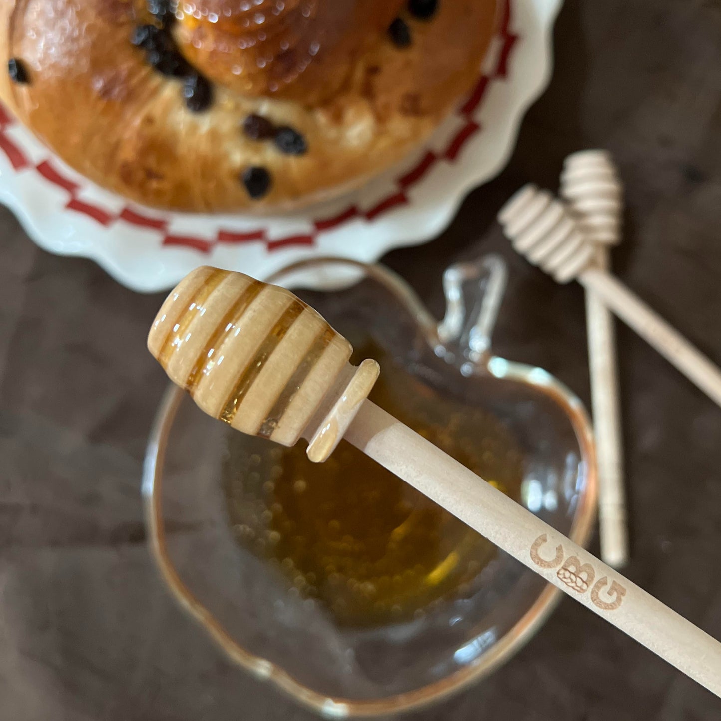 Wooden Honey Dipper