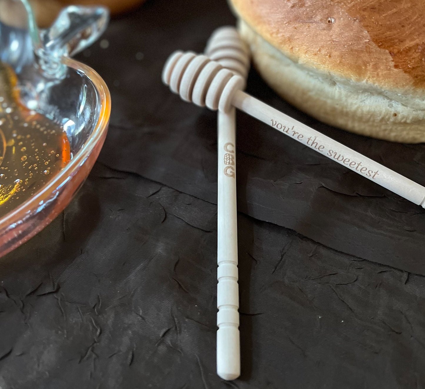 Wooden Honey Dipper